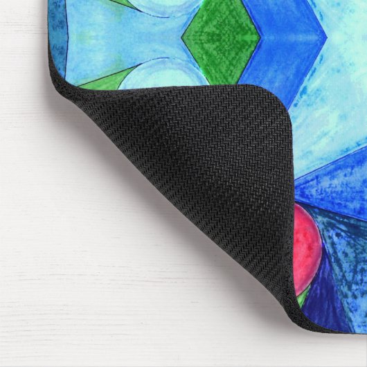 Geometrische Titel Mousepad (Ecke)