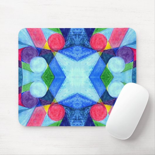 Geometrische Titel Mousepad (Mit Mouse)