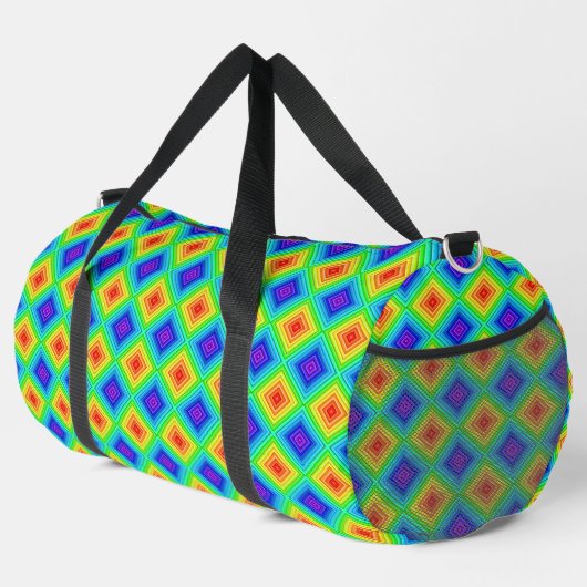 Geometrische Topografie - Duffel-Beutel Duffle Bag (Rechte Ecke)