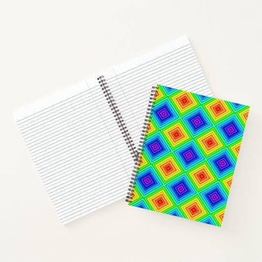 Geometrische Topografie - Notebook Notizblock (Innenseite)