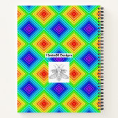Geometrische Topografie - Notebook Notizblock (Rückseite)