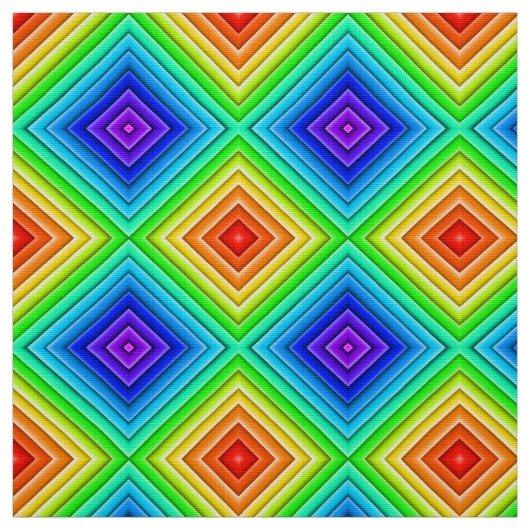 Geometrische Topografie - Polyestergewebe Stoff (Muster)