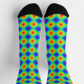 Geometrische Topografie - Premium Socken (Oben)