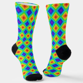 Geometrische Topografie - Premium Socken