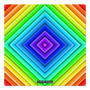 Geometrische Topographie (einzeln) - Fotodruck