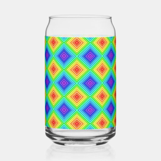 Geometrische Topographie - Glas Dose (Vorderseite)