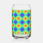 Geometrische Topographie - Glas Dose (Rückseite)