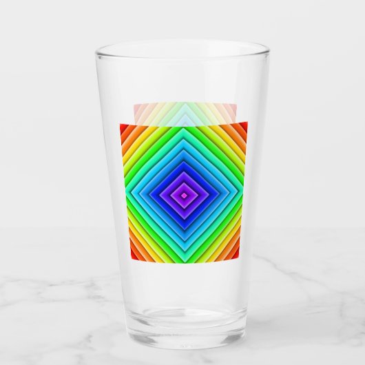 Geometrische Topographie - Glaskelch Glas (Vorderseite)
