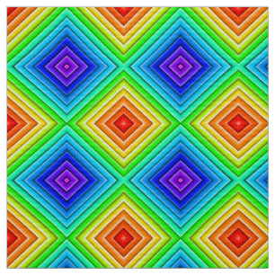Geometrische Topographie - Polyester-Poplin-Stoff Stoff