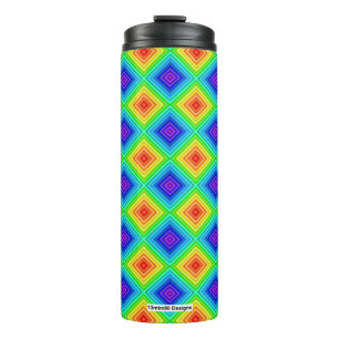 Geometrische Topographie - Thermotumbler Thermosbecher