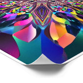 Geometrische Träume Poster (Ecke)