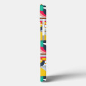 Geometrische tropische Vögel | Monogramm Case-Mate iPhone Hülle (Rückseite / Links)