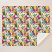 Geometrische tropische Vögel Sherpadecke (Vorderseite (Horizontal))