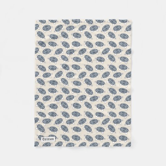 Geometrische TURTLE-Abdeckung Fleecedecke (Vorderseite)