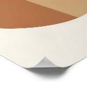 Geometrische Überlappungszirkel Moderne Wall Art Poster (Ecke)