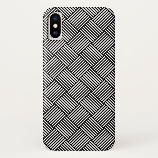 Geometrische überprüfte Beschaffenheit Case-Mate iPhone Hülle (Rückseite)