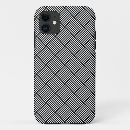 Geometrische überprüfte Beschaffenheit Case-Mate iPhone Hülle (Rückseite)