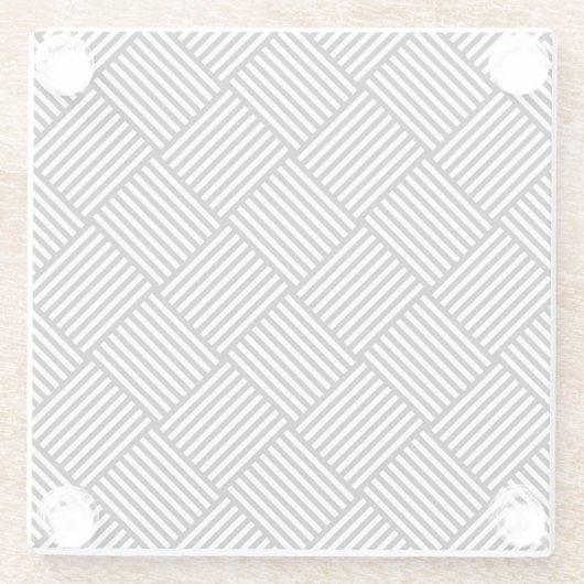 Geometrische überprüfte Beschaffenheit Glasuntersetzer (Rückseite)