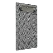 Geometrische überprüfte Beschaffenheit Mini Klemmbrett (Schrägansicht)