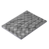 Geometrische überprüfte Beschaffenheit Notizblock (Linke Seite)