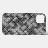 Geometrische überprüfte Textur Case-Mate iPhone Hülle (Rückseite (Horizontal))