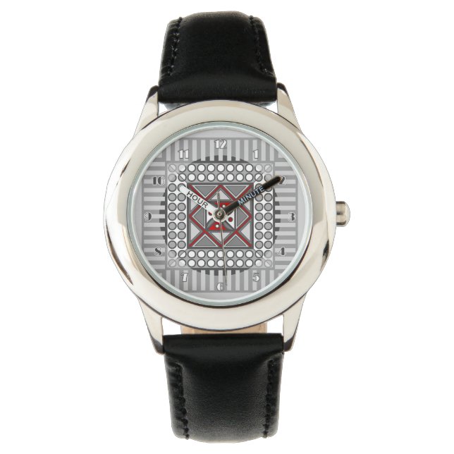 Geometrische Uhr (Vorderseite)