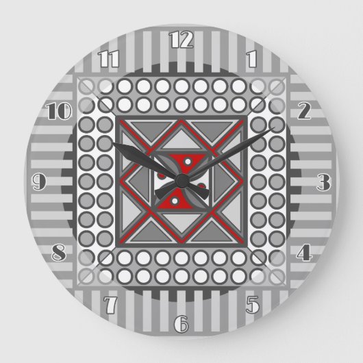 Geometrische Uhr (Vorderseite)