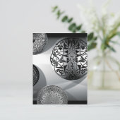 Geometrische und architektonische Muster Postkarte (Stehend Vorderseite)