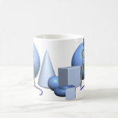 Geometrische und geometrische Formen Kaffeetasse (Mittel)