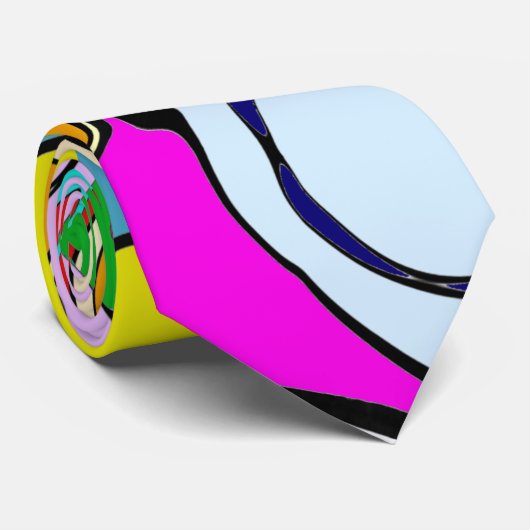 geometrische Variation Krawatte (Gerollt)