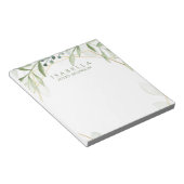 Geometrische Vegetation Notizblock (angewinkelt)