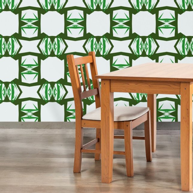 Geometrische Vegetation Tapete (Von Creator hochgeladen)