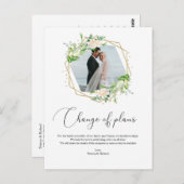 Geometrische Veränderung der Pläne für den Ausbau Postkarte (Vorne/Hinten)