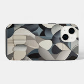 Geometrische Verriegelung iPhone Hülle (Rückseite (Horizontal))