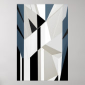 Geometrische Vertikalität Poster (Vorne)