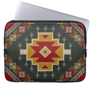 Geometrische Vintage klassische bunt-mode niedlich Laptopschutzhülle