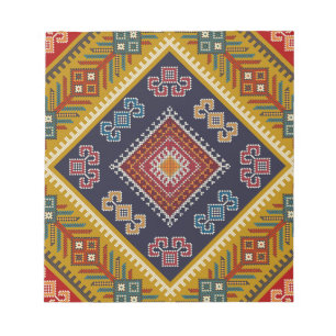 Geometrische Vintage klassische mode-trendige bunt Notizblock