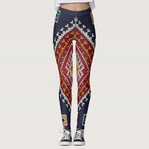 Geometrische vintage klassische Mode-trendy farben Leggings