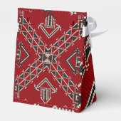 Geometrische Vintage Mode niedlich-trendiger Klass Geschenkschachtel (Rückseite)