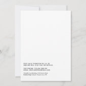 Geometrische virtuelle Graduierungspartei Einladung (Rückseite)