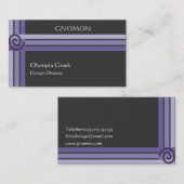 Geometrische Visitenkarten Visitenkarte (Vorne/Hinten)