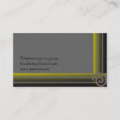 Geometrische Visitenkarten Visitenkarte (Rückseite)