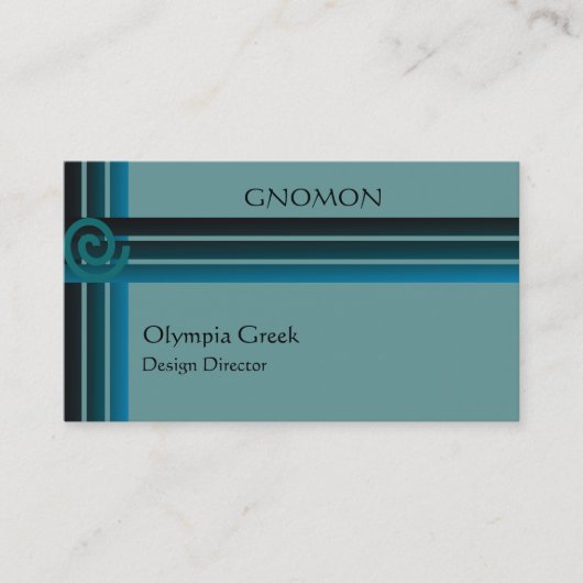 Geometrische Visitenkarten Visitenkarte (Vorderseite)