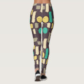 Geometrische Vögel Leggings (Rückseite)