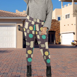 Geometrische Vögel Leggings