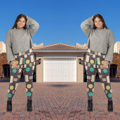 Geometrische Vögel Leggings