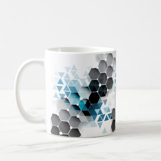 Geometrische Vorstellungskraft Kaffeetasse (Links)