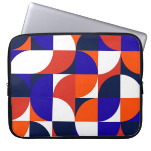 Geometrische Wandmalerei-Hintergrund. Modern und l Laptopschutzhülle
