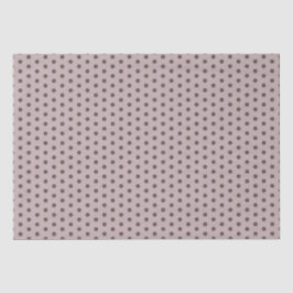 Geometrische, warme Neutronen Polka Dot Blume Seidenpapier