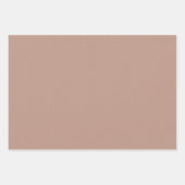 Geometrische Wärmneutrale Braunpolka Dots Scrapboo Geschenkpapier Set (Vorderseite 3)